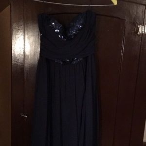 Floor length, light weight gown